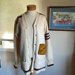 Vintage high school sweater from the 1950’s.